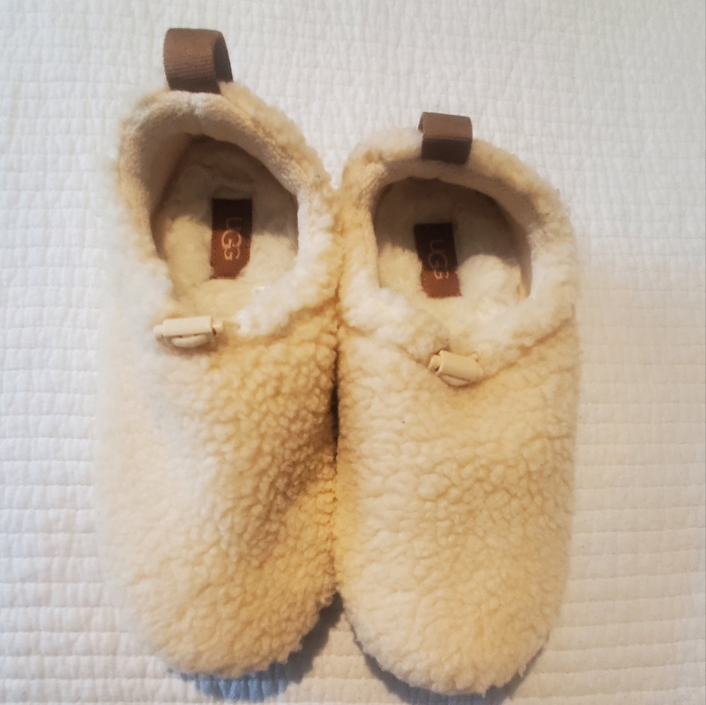 UGG Tan Shearling Slippers